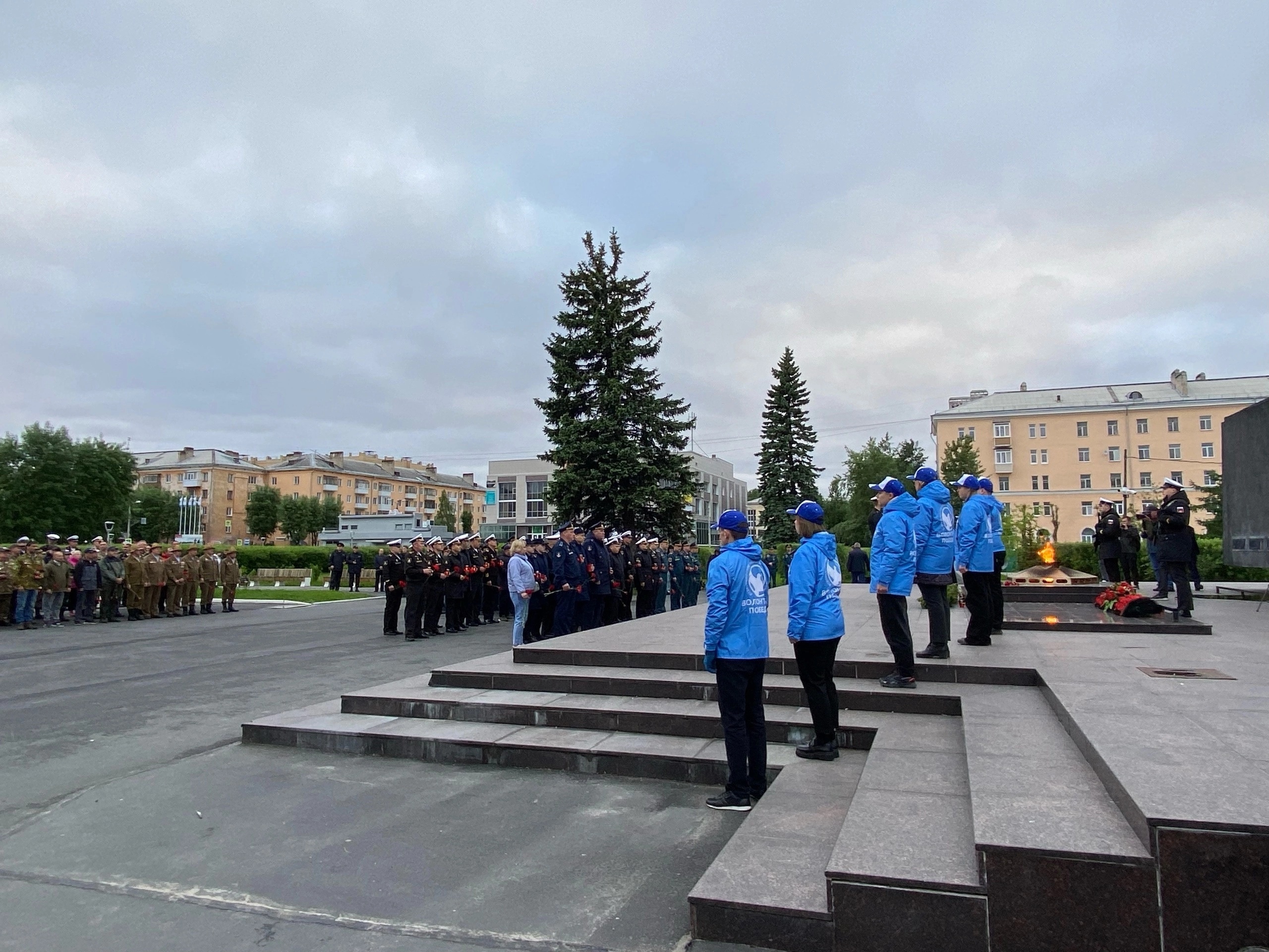 Северодвинцы почтили память погибших в Великой Отечественной войне.