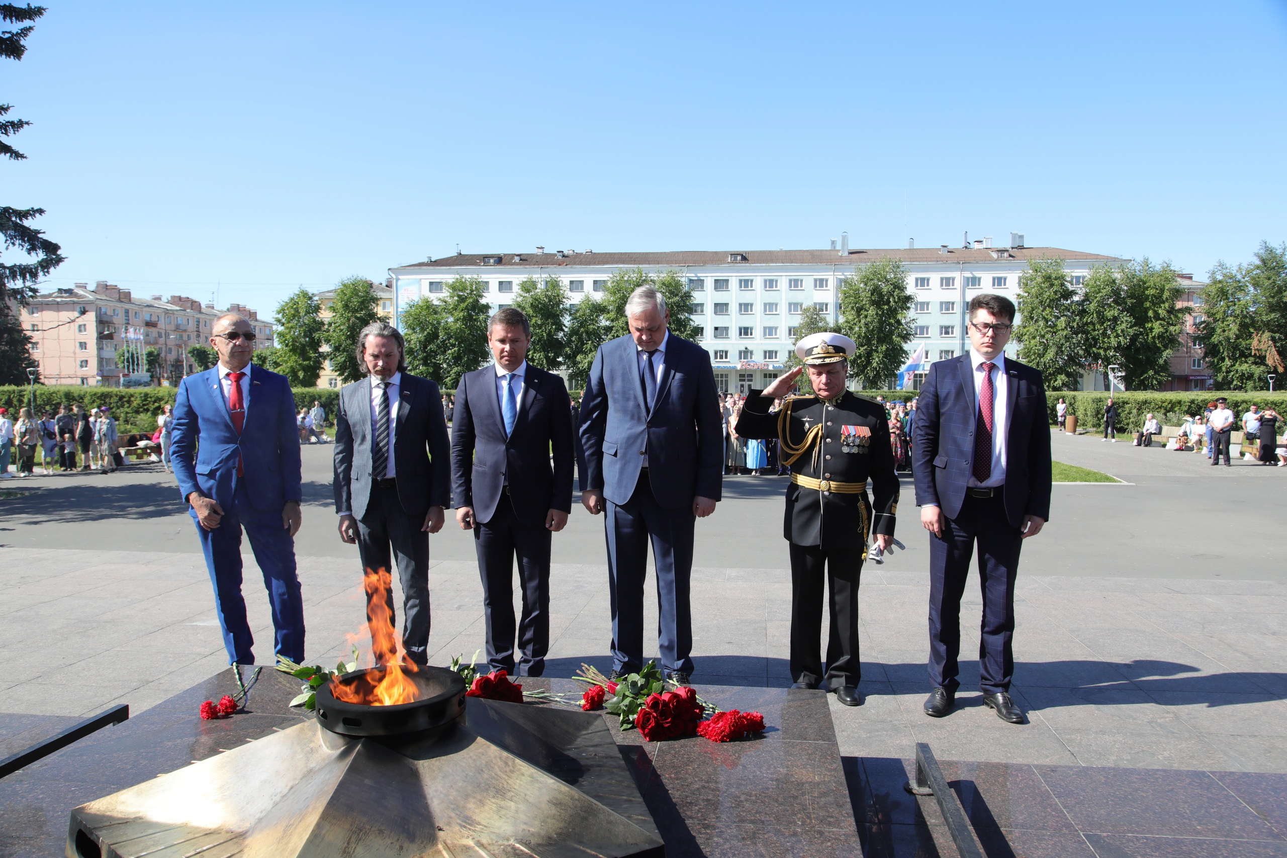 Северодвинск отмечает День Военно-Морского Флота России.