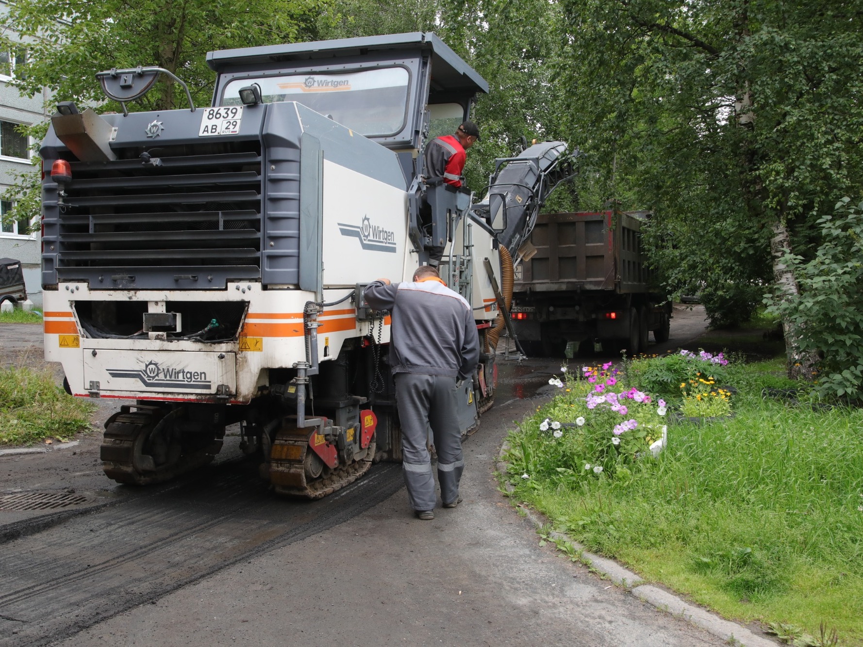 В Северодвинске начался ремонт внутриквартальных проездов.