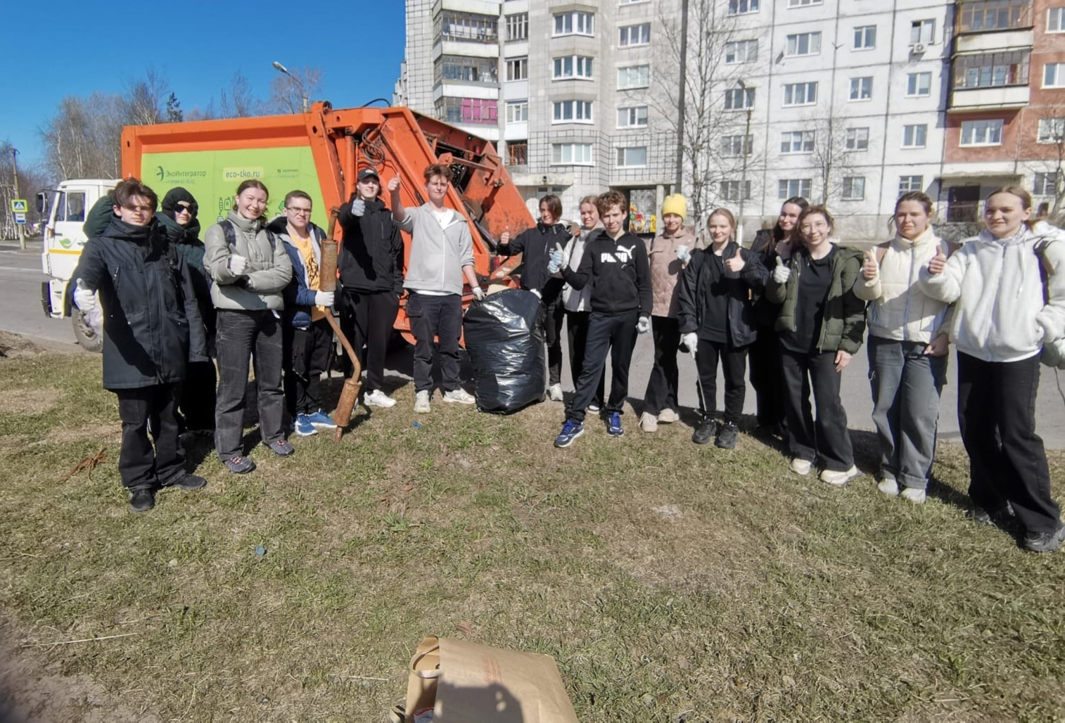 В северодвинских школах начался субботник «Зелёная весна».